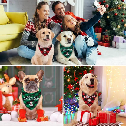 Christmas Dog Bandana Scarf