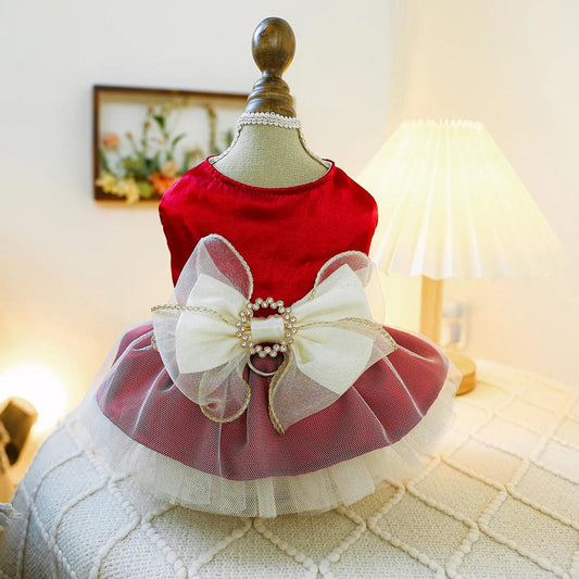 Red Bow Princess Dress