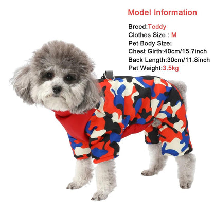 Waterproof Fleece Dog Jumpsuit