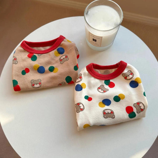 Bear Print Winter Dog Vest