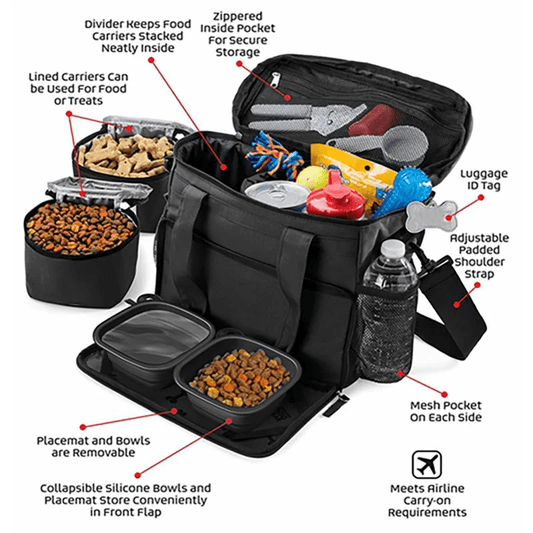 Outdoor Dog Travel Organizer