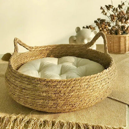 Handwoven Vine Cat Nest