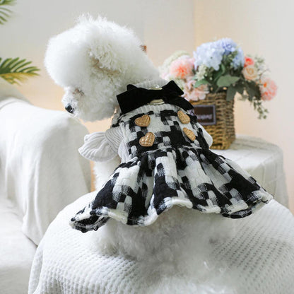 Elegant Bow Dog Dress
