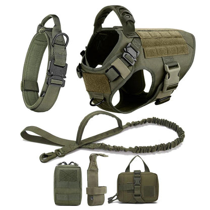 Tactical Dog Harness Set