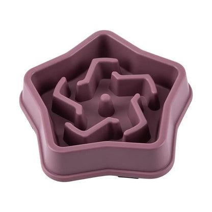 Star Shaped Slow Feeder Bowl