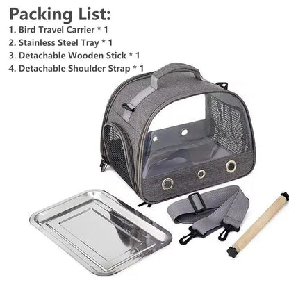 Portable Bird Travel Carrier