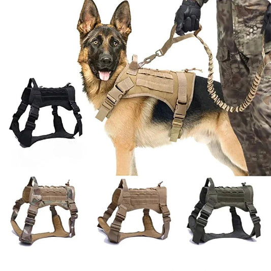 Military-Grade Tactical Dog Harness