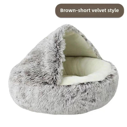 Cozy Plush Cat Nest