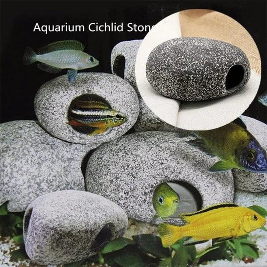 Cichlid Stone Cave Ornament