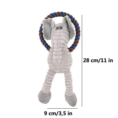 Squeaky Monkey Dog Toy