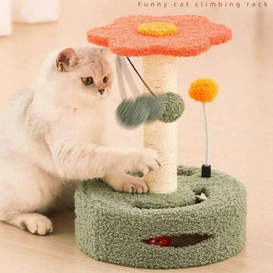 Sisal Cat Climbing FrameDescription:

Keep your cat entertained and healthy with this interactive sisal climbing frame. It’s perfect for scratching, climbing, and playtime—helping to prevenRegal Pet PalaceRegal Pet PalaceSisal Cat