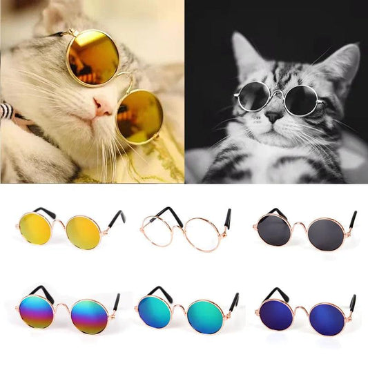 Vintage Round Cat Sunglasses