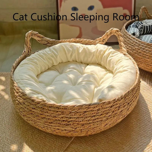 Handwoven Vine Cat Nest