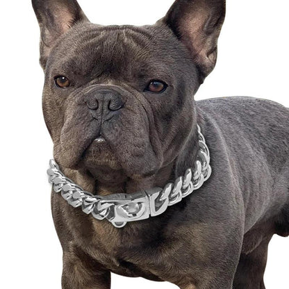 18K Gold Cuban Link Collar