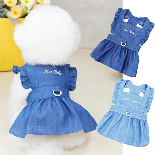 Denim Summer Dog Dress