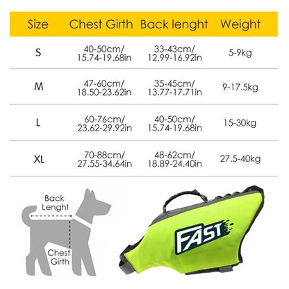 Pet Swimming Life Jacket