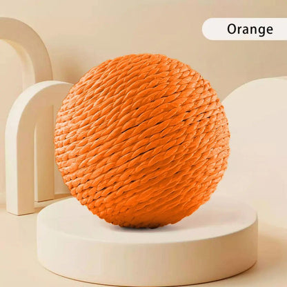 Interactive Sisal Cat Ball