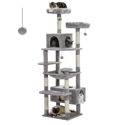Large Cat Tree TowerDescription:
Give your cat the ultimate playground with this spacious multi-level tree. It’s designed for scratching, climbing, napping, and endless entertainment. PRegal Pet PalaceRegal Pet PalaceLarge Cat Tree