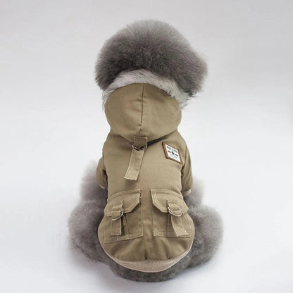 Thickened Winter Dog Military Coat