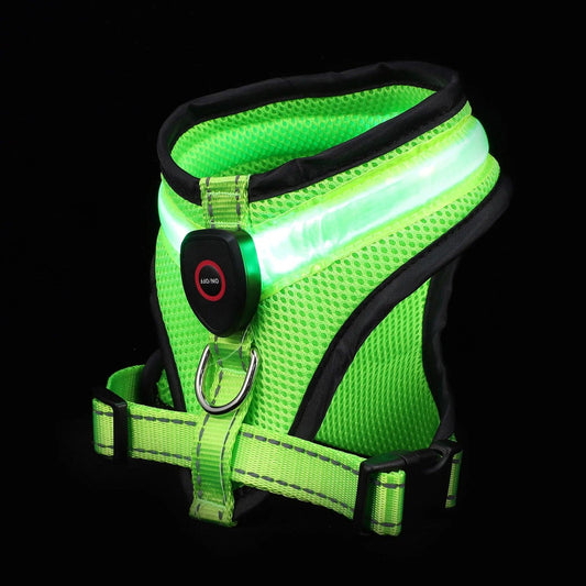 Glow LED Dog Vest Harness