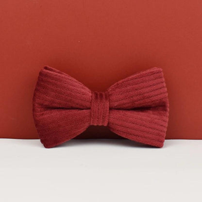 Wine Red Corduroy Dog Set
