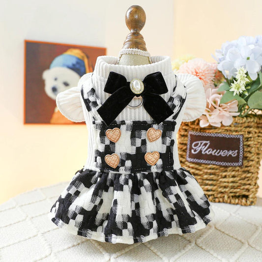 Elegant Bow Dog Dress