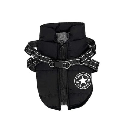 Winter Dog Harness Vest Coat