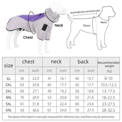 Reflective Winter Dog Jacket