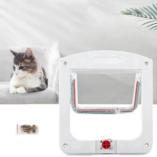 Locking Cat DoorDescription:
Tired of your cat scratching at the door? Give them the freedom they crave while keeping your home secure with this easy-to-use 4-way locking cat door.
Regal Pet PalaceRegal Pet PalaceLocking Cat Door