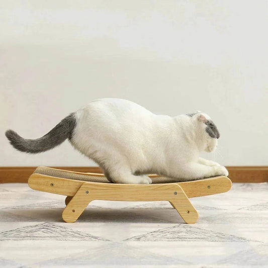3-in-1 Cat Scratcher BedDescription:
Give your cat the ultimate comfort and play space! This durable wooden-frame scratcher doubles as a cozy bed and claw care station—keeping them happy anRegal Pet PalaceRegal Pet Palace3-in-1 Cat Scratcher