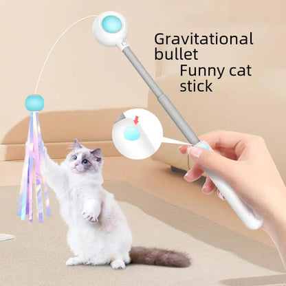 Gravity Cat Wand Toy