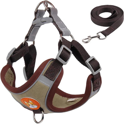 Reflective Pet Harness & Leash