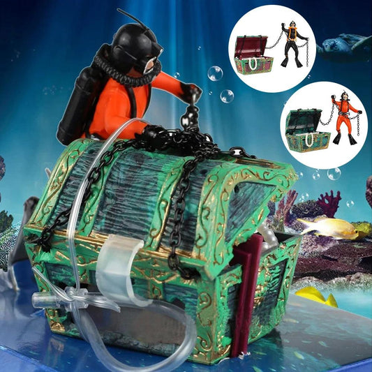 Treasure Chest Aquarium Decoration