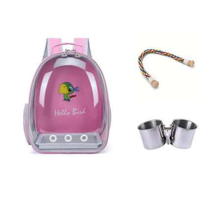 Clear View Bird Travel Bag