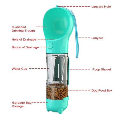 3-in-1 Pet Water Bottle