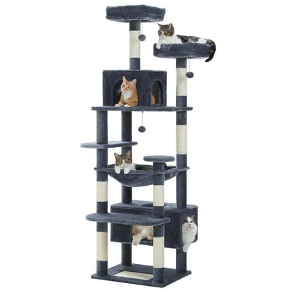 Large Cat Tree TowerDescription:
Give your cat the ultimate playground with this spacious multi-level tree. It’s designed for scratching, climbing, napping, and endless entertainment. PRegal Pet PalaceRegal Pet PalaceLarge Cat Tree
