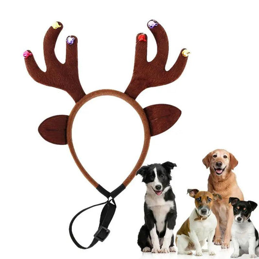 Christmas Antler Headband for Pets