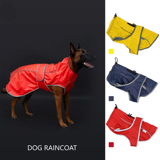 Reflective Waterproof Dog Raincoat