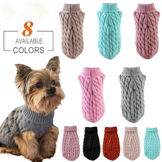 Warm Knitted Sweater for Dogs
