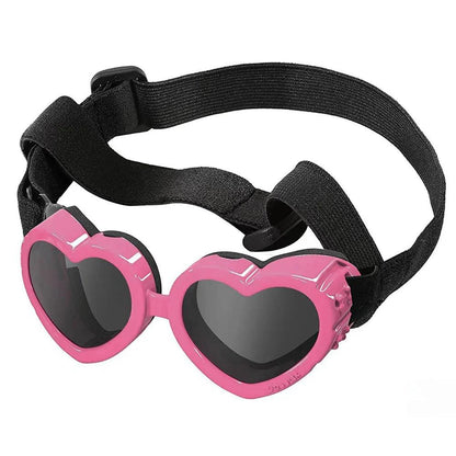 Stylish Heart-Shaped Dog Sunglasses