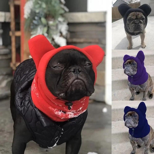 Cozy Fleece Dog Bat Hat