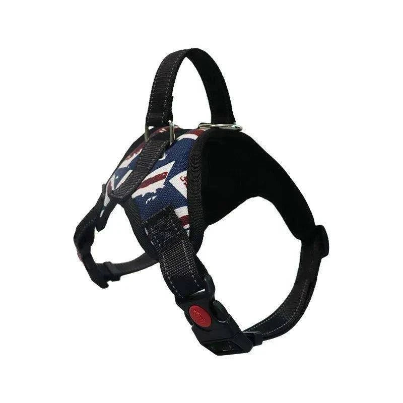 Adjustable Dog Harness & LeashDescription:

Enjoy worry-free walks with your pet! This adjustable harness and strong reflective leash combo ensures comfort, control, and safety for dogs of all siRegal Pet PalaceRegal Pet PalaceAdjustable Dog Harness