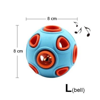 Interactive Food-Dispensing Dog Ball