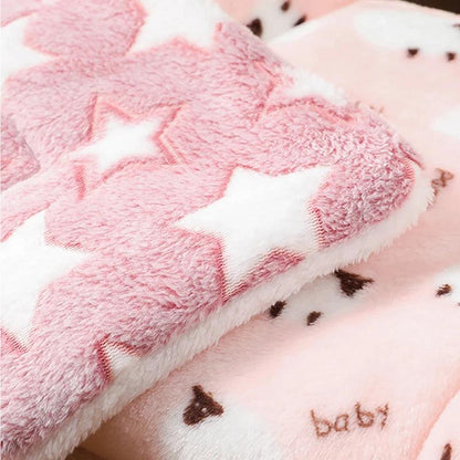 Cozy Flannel Cat Sleeping Mat