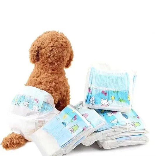 Leakproof Disposable Pet DiapersDescription:

Keep your furry friend comfortable and clean with these absorbent disposable pet diapers, designed for female dogs. Perfect for menstrual cycles and acRegal Pet PalaceRegal Pet PalaceLeakproof Disposable