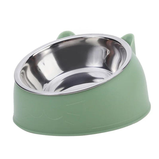 Creative Inclined Cat Food Bowl