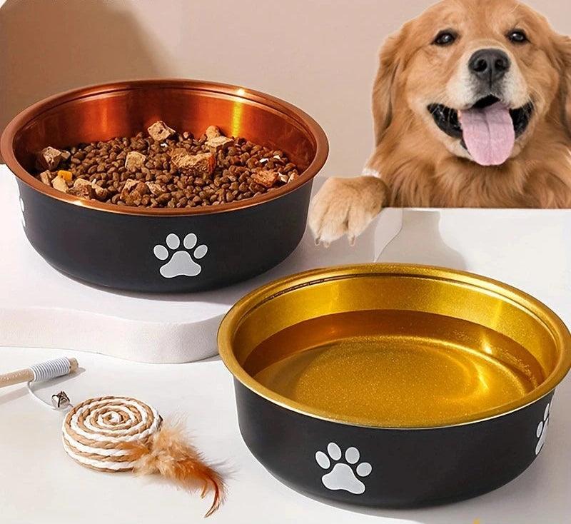 Anti-Slip Stainless Steel Dog Bowls
