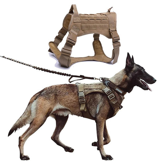 Tactical Dog Harness Set