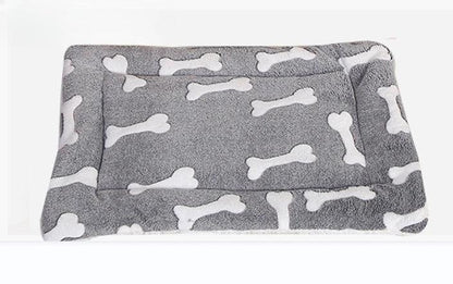Cozy Bear Pattern Pet Bed