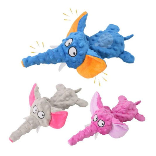 Indestructible Elephant Squeaky Toy